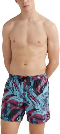 Kąpielówki męski Cali Crazy 16'' Swim Shorts - niebieski | ZAMÓW NA DECATHLON.PL - 30 DNI NA ZWROT