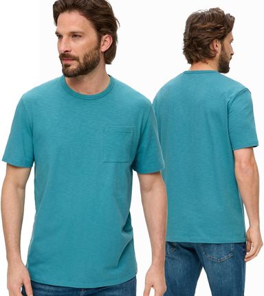 T-shirt męski s.Oliver niebieski - XL