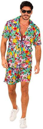 Widmann Koszula I Spodenki Hawajskie Męski Komplet Kolorowy Czaszki 106805M