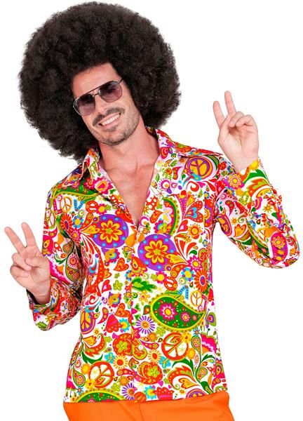 Widmann Koszula Męska Hipisa Paisley Wielokolorowa Lata 60 70 107490M ...