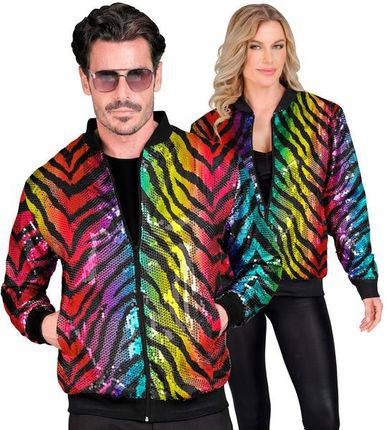 Widmann Kurtka Bomberka Z Cekinami Kolorowa Tygrys 107439J