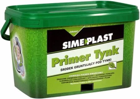 SIME PLAST PRIMER TYNK środek gruntujący z dodatkiem piasku kwarcowego pod tynki 3,5L