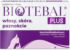 Zdjęcie Biotebal Plus Włosy Skóra Paznokcie 40tabl. - Sulejów