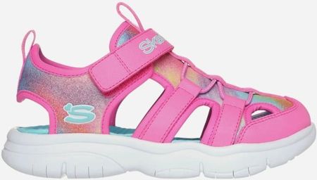 Skechers Sandały młodzieżowe dla dziewczynki ortopedyczne 303276L Różowe