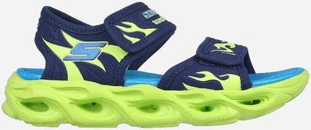 Skechers Sandały chłopięce ortopedyczne 400102L Granatowe