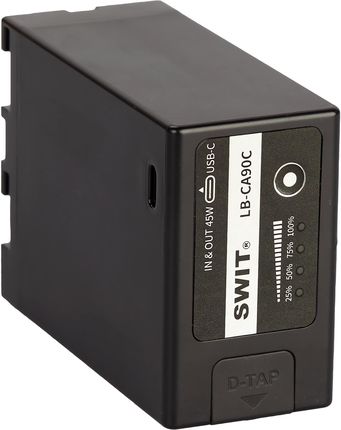 SWIT LB-CA90C | Akumulator 90 Wh / 6200 mAh, zamiennik Canon BP-A60 BP-A30 dla Canon C300 MK II C70, D-Tap, USB-C