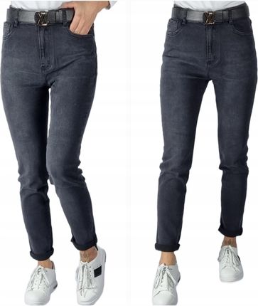 Spodnie Jeans Ciemnoszare Klasyczne Plus Size 44/2XL
