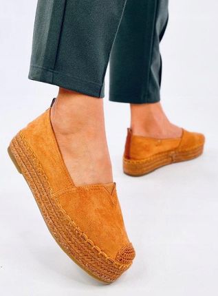 Espadryle na grubej podeszwie POULAIN CAMEL 39