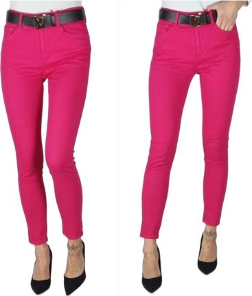 M.sara Spodnie Różowe Klasyczne Plus Size 33/2XL