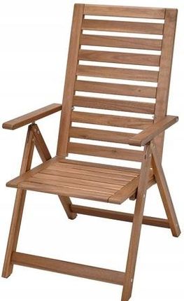 Ikea Leżak Krzesło Z Regulowanym Oparciem Drewniane Beżowo Brązowy Nammaro