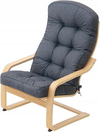 Hobbygarden Poduszka Ikar Na Fotel Lub Krzesło Ogrodowe 55X56Cm Kolor Granatowy