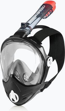 Aqua Speed Maska Pełnotwarzowa Do Snorkelingu Brizo + Uchwyt Kamery Czarna