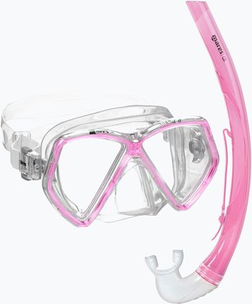Mares Zestaw Do Snorkelingu Dziecięcy Combo Zephir Junior Pink Clear