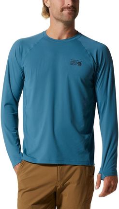 Mountain Hardwear Koszulka Sportowa Z Długim Rękawem Crater Lake Long Sleeve Crew Niebieska
