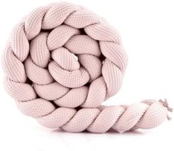 Zdjęcie Waldin Ochraniacz na szczebelki warkocz 210 cm-B-05 Jasny Róż - Zator