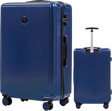 Wings Duży bagaż podróżny Policarbon 4 kółka Nowoczesna walizka podróżna