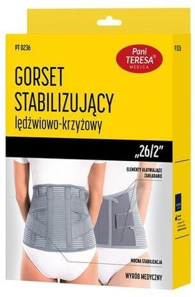 Pani Teresa Gorset stabilizujący lędźwiowo-krzyżowy beżowy r. M