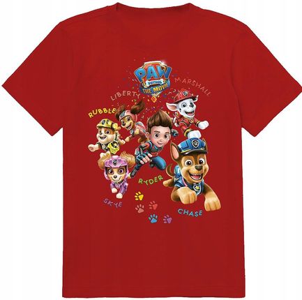 Koszulka Dziecięca T-shirt Dla Dziecka Psi Patrol Film 116 Jakość