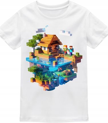 Koszulka dziecięca dla gracza Minecraft T-shirt dziecięcy