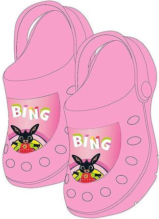 Dziewczęce klapki ogrodowe różowe Bing
