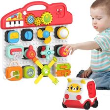 Woopie Baby Kolorowy Panel Aktywności Tablica Manipulacyjna Montessori