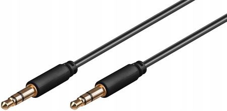 Goobay Kabel Audio Aux, 3,5 Mm Stereo 3-Pinowy, Cu 0.5 M (69116)