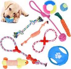 Zdjęcie Zestaw 10 Zabawek Dla Psa Sergio Szarpaki - Borne Sulinowo