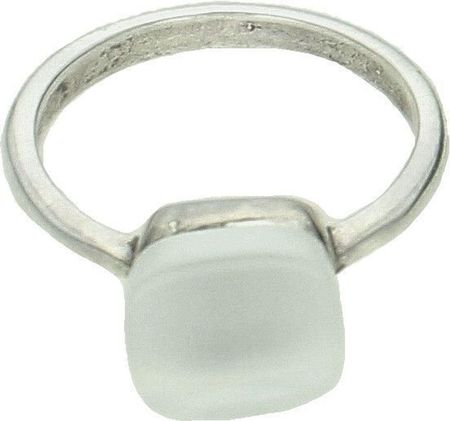 Srebrny pierścionek damski 925 z kamieniem uleksyt rozmiar 17