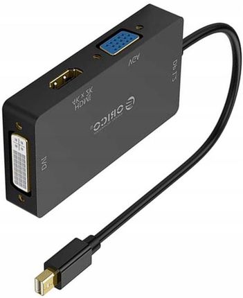 Orico Adapter mini DisplayPort HDMI, VGA, DVI (XDMDFHDV4BKBP)