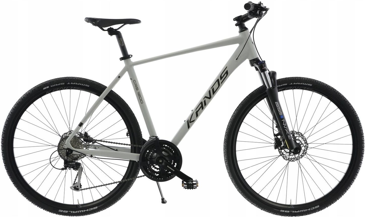Kands Crossowy Crs 1200 R21 Szary 28 2024 Rowery Crossowe Męskie