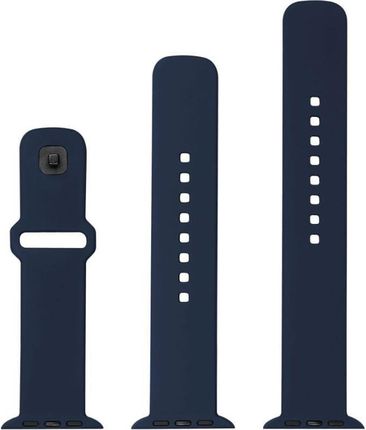 Fixed Silikonowy Pasek Silicone Strap Do Apple Watch 41 40 38 Mm Granatowy
