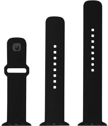 Fixed Silikonowy Pasek Silicone Strap Do Apple Watch 2 1 49 Mm Czarny