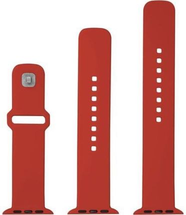 Fixed Silikonowy Pasek Silicone Strap Do Apple Watch 2 1 49 Mm Czerwony