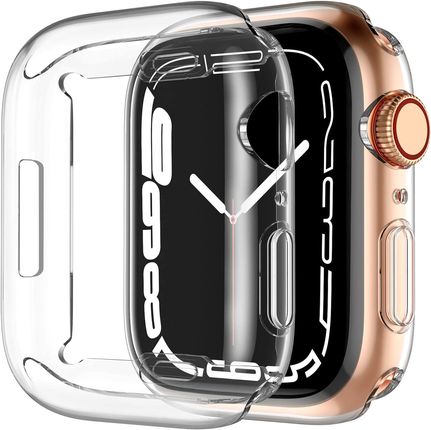 Amazon Etui Bumper Silikonowe Na Zegarek Apple Watch 7 8 41 Mm Wzmocnione