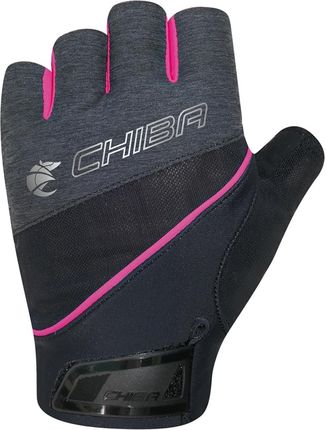 Rękawiczki Krótkie Chiba Lady Gel Premium Iii Różowy-Czarny