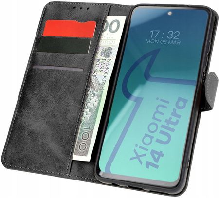 Bizon Etui Case Pocket Do Xiaomi 14 Ultra Czarne