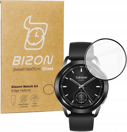 Bizon Szkło Hybrydowe Na Zegarek Do Xiaomi Watch S3 47 Mm Szybka Ochronna