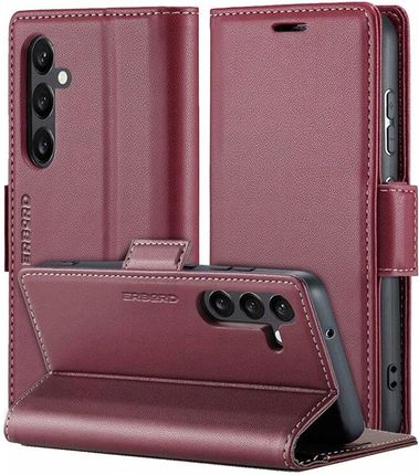 Erbord Etui Portfel Do Galaxy A55 5G Glossy Case Obudowa Z Klapką Skóra
