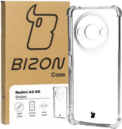 Bizon Etui Case Salpa Do Xiaomi Redmi A3 4G Przezroczyste