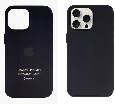 Apple Iphone 15 Pro Max Etui Finewoven Case Black Mt4Q3Zm A Model A3134
