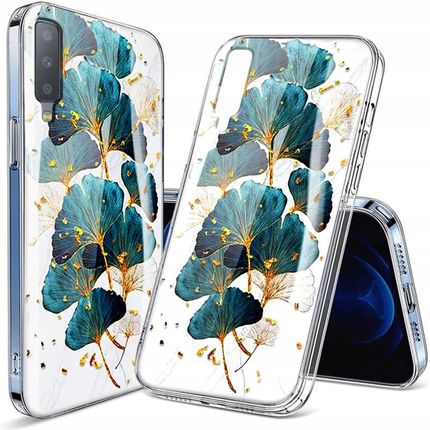 Itel Etui Do Samsung A7 2018 Glamour Silikon Glitter Brokatowe Case Szkło