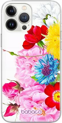 Babaco Etui Do Apple Iphone 15 Pro Max Kwiaty 056 Nadruk Pełny Wielobarwny