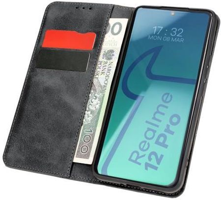 Bizon Etui Case Pocket Pro Do Realme 12 Czarne