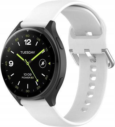 Bizon Pasek Strap Watch Silicone Pro Do Xiaomi 2 Biały