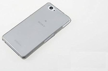 Sony Etui Jelly Silikonowe Do Xperia Z1 Mini Compact Transparent Grey