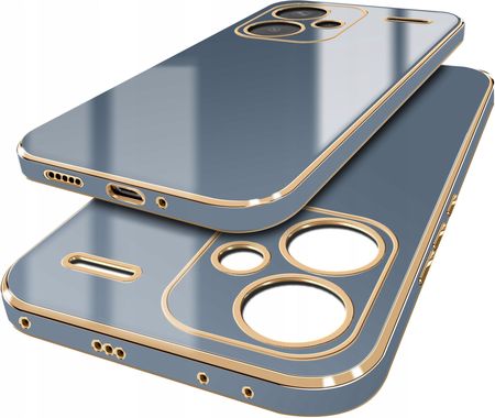 Krainagsm Etui Do Xiaomi Redmi Note 13 Pro Plus 5G Gold Glamour