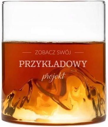 Szklanka do whisky 0,3l GRAWER z DEDYKACJA na PREZENT UPOMINEK URODZINY
