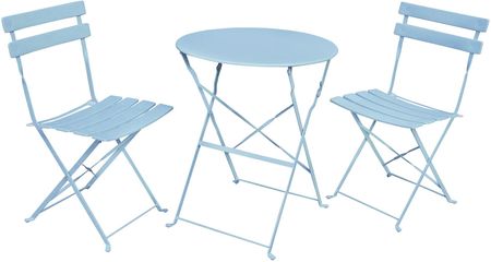 Fancy Garden Zestaw Balkonowy Orion Stół + 2 Krzesła Niebieski