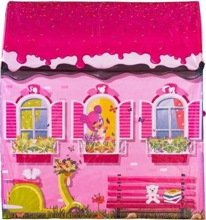 Ecotoys Namiot Domek Dla Dziewczynki Dzieci Baza Namiocik Różowy Rezydencja