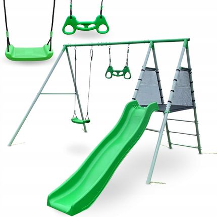 Hyper Motion Ogrodowy Plac Zabaw Dla Dzieci Xxl Z Huśtawka Trapez Zjeżdżalnia Gimnastyka
